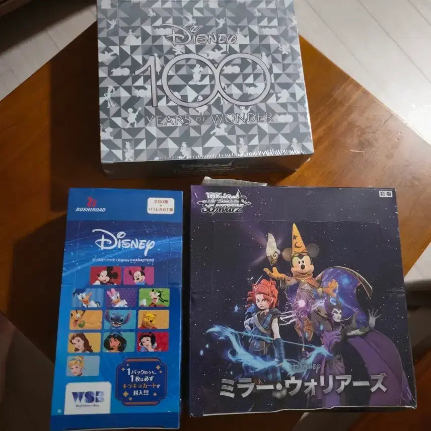 [BUNJANG] Bushiroad Disney 100th Anniversary Booster Pack, Character Box, and Mirror Warriors Box / 디즈니 100주년 기념 부스터팩 바이스 슈발츠 미러 워리어즈