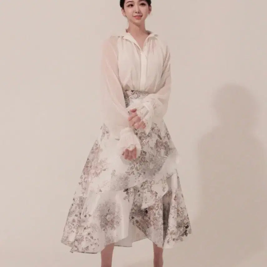 [BUNJANG] Lir Brilliance Royal Toile Skirt (Altered) / 리라브리앙 Royal Toile Skirt (수선함)