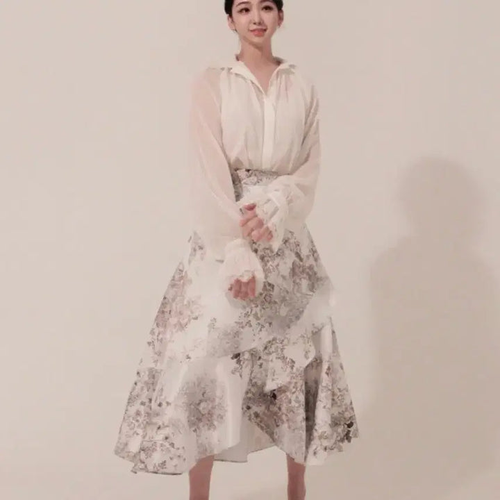 [BUNJANG] Lir Brilliance Royal Toile Skirt (Altered) / 리라브리앙 Royal Toile Skirt (수선함)