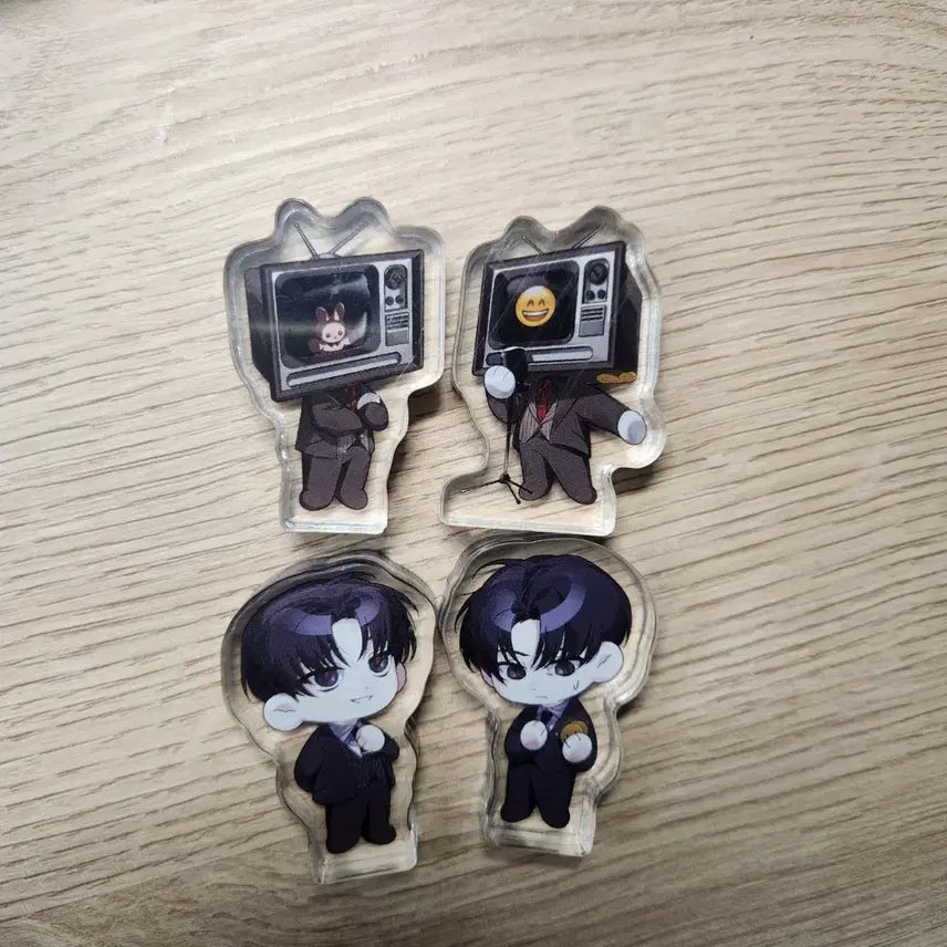 [BUNJANG] GyeDhamChulGeun Kim Soleum Brown Acrylic Corotto Bundle Set / 괴담출근 괴출 브라운 김솔음 아크릴 코롯토 4개 일괄