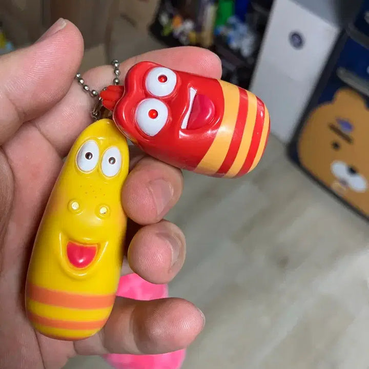 [BUNJANG] Lava Character Keyring Figure &amp; Doll Bundle Set / (일괄) 라바 키링 피규어,인형