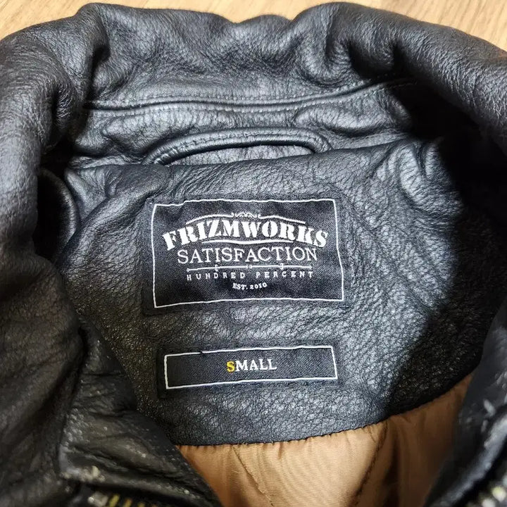 [SOLD OUT] (S)프리즘웍스 디스트로이드 카우하이드 레더 자켓 블랙 가죽자켓