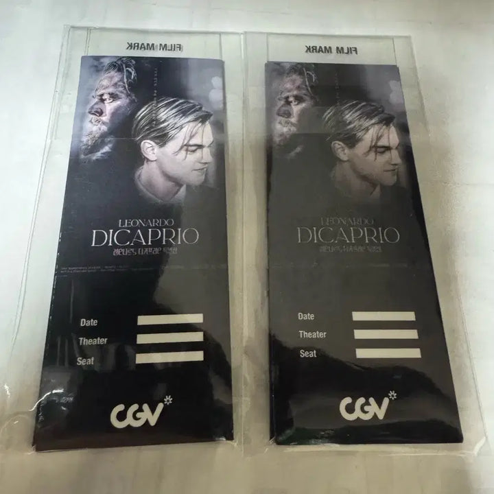 [BUNJANG] Leonardo DiCaprio CGV Film Mark Set (2 Types, Sealed) / cgv 레오나르도 디카프리오 필름마크 2종 미개봉 일괄