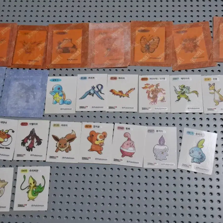 [BUNJANG] Pokemon 30th Anniversary Stickers Bundle / 포켓몬30주년 띠부실 26개