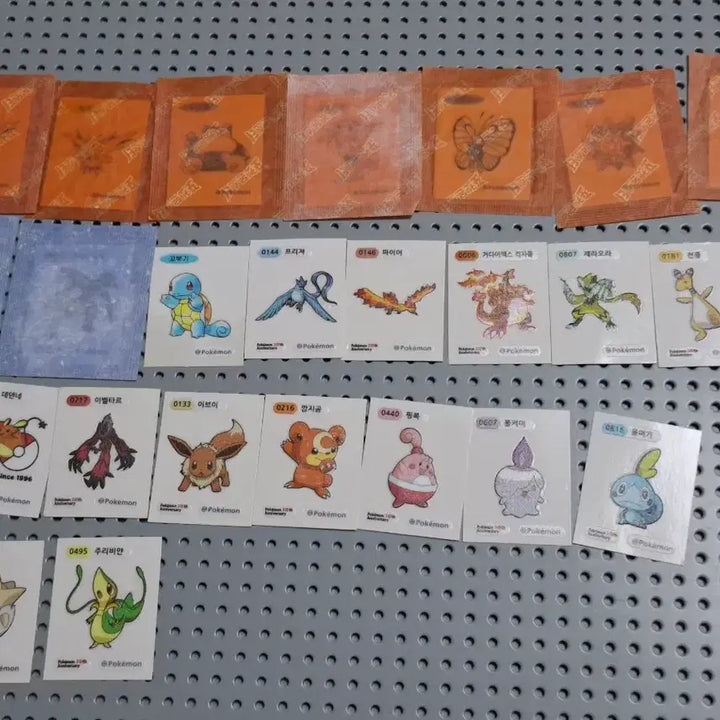 [BUNJANG] Pokemon 30th Anniversary Stickers Bundle / 포켓몬30주년 띠부실 26개