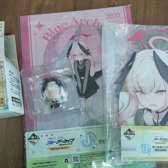 [BUNJANG] Blue Archive Ichiban Kuji Koharu Figure &amp; Visual Board Set (Sealed) / 블루아카이브 이치방쿠지 코하루 세트
