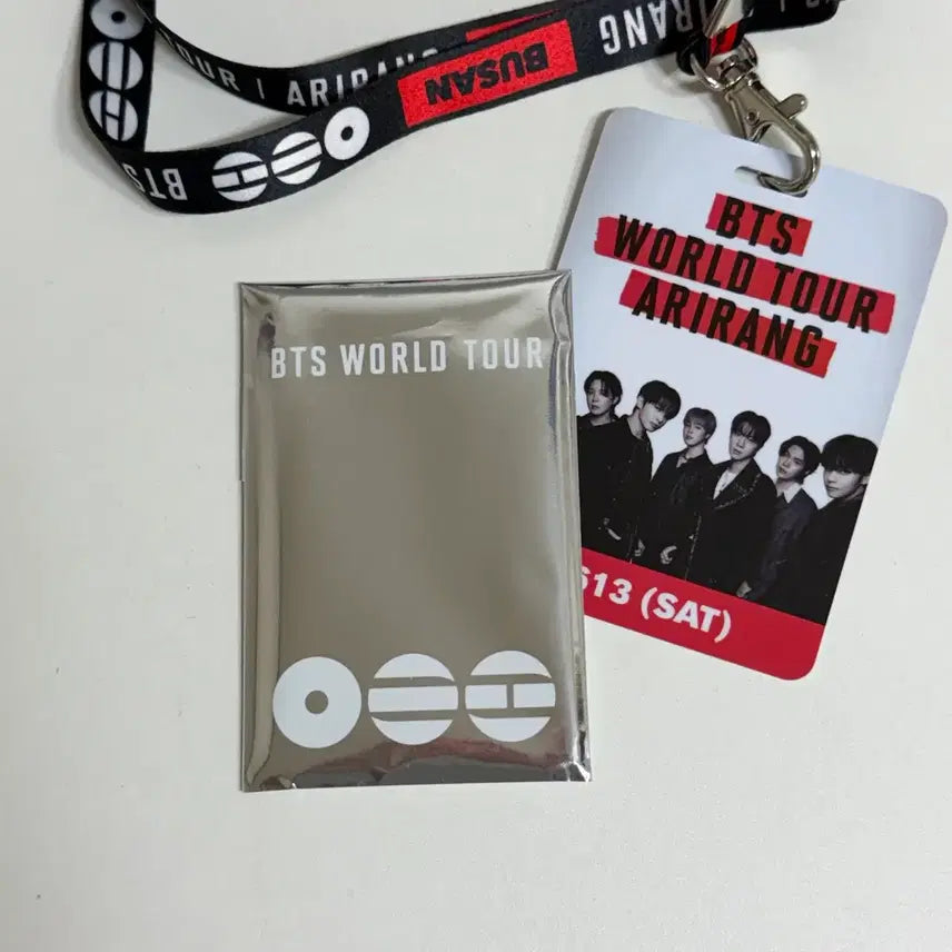 [BUNJANG] BTS Busan Concert Soundcheck VIP Lanyard Photocard POB / 방탄소년단 부산 콘서트 기프트 역조공 포카 사운드체크 vip 목걸이 특전