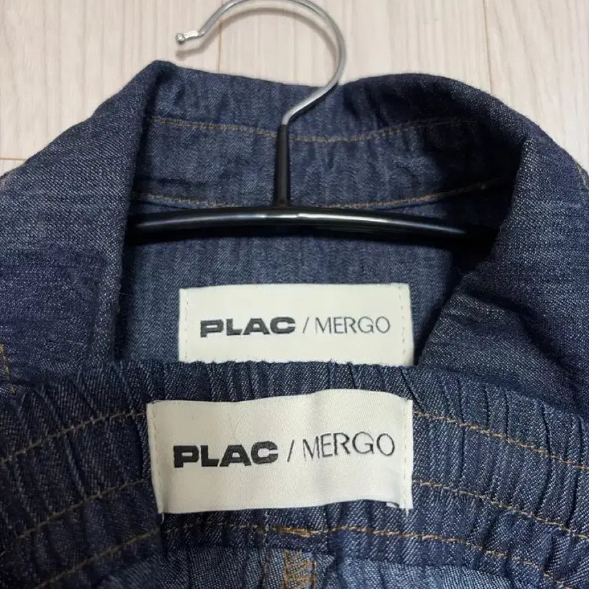[BUNJANG] MERGO X PLACK Denim Setup M / 메르고 X 플랙 데님 셋업 M