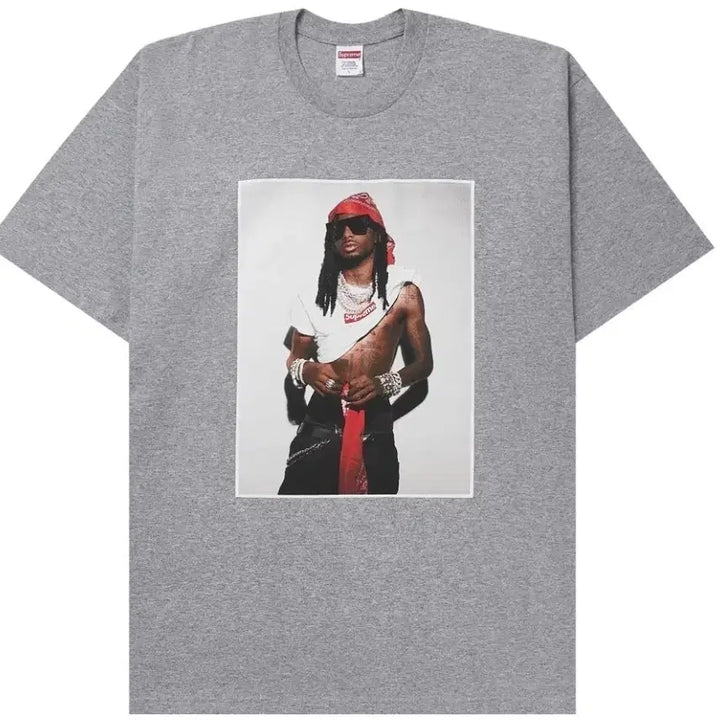 [BUNJANG] Supreme Playboi Carti Collaboration Short Sleeve T-Shirt / Playboi carti X Supreme 반팔 티셔츠