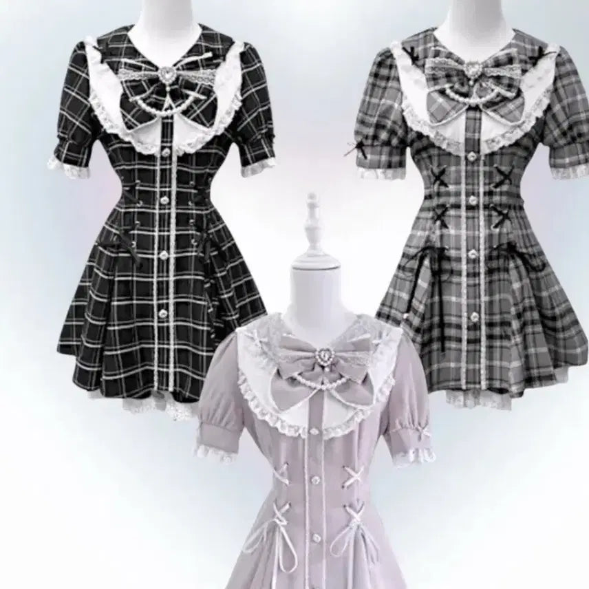 [BUNJANG] Black Lolita Dress / 로리타 원피스