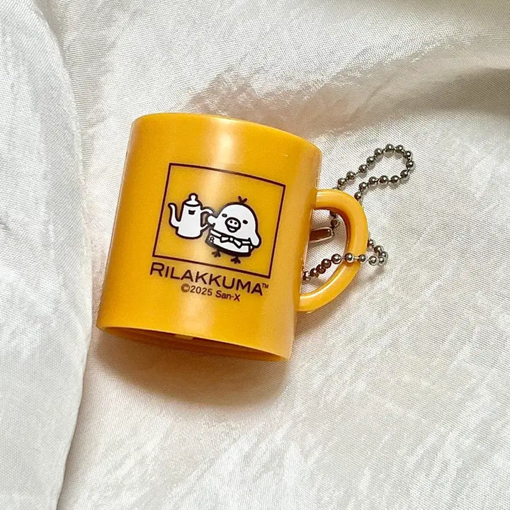 [BUNJANG] Rilakkuma Latte Art Cup Gacha Figure (Kiiroitori Piggy) / 리락쿠마 라떼아트 컵 가챠/ 키이로이토리 돼병이