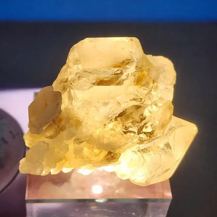 [BUNJANG] Brazil Natural Crystal Cluster Raw Stone with Stand / 브라질 천연 크리스탈 수정 클러스터 원석+받침대