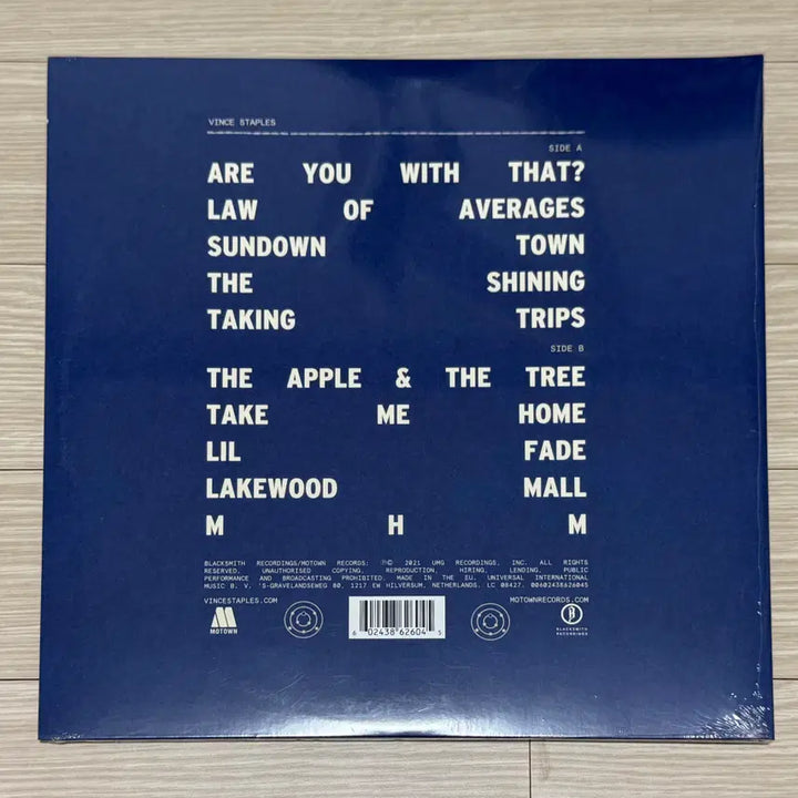 [SOLD OUT] Vince Staples(빈스 스테이플)-Vince Staples LP
