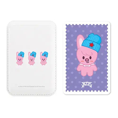 [BUNJANG] SKZOO Dwaekki Magnetic Card Wallet / 스키주 SKZOO  돼끼 자석 카드월렛