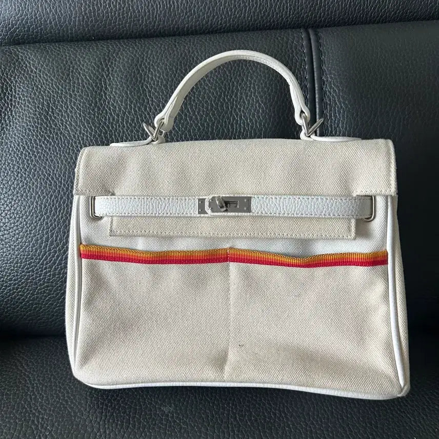 [BUNJANG] Canvas Kelly Design Tote Bag / 캔버스 소재 켈리디자인 토트백