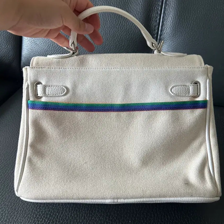 [BUNJANG] Canvas Kelly Design Tote Bag / 캔버스 소재 켈리디자인 토트백