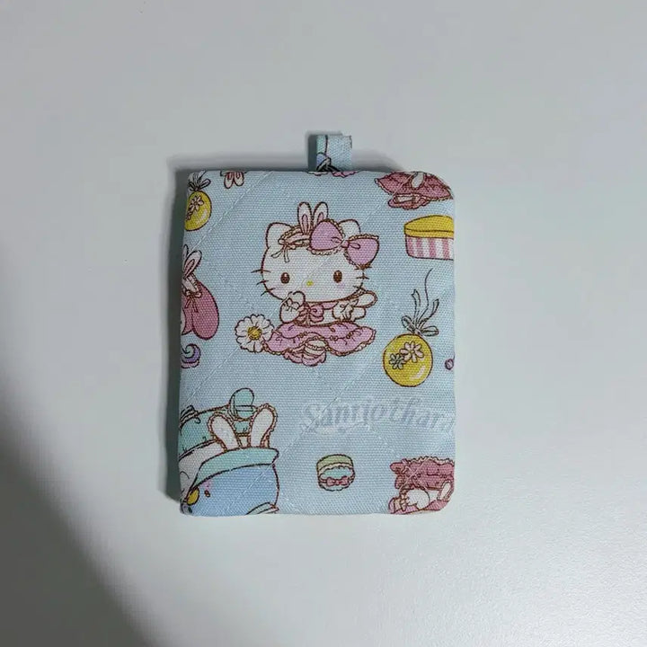 [BUNJANG] Sanrio Characters Quilted Card &amp; Coin Wallet / 산리오 키티 폼폼푸린 포챠코 마이멜로디 퀄팅 퀄트 카드지갑 동전지갑