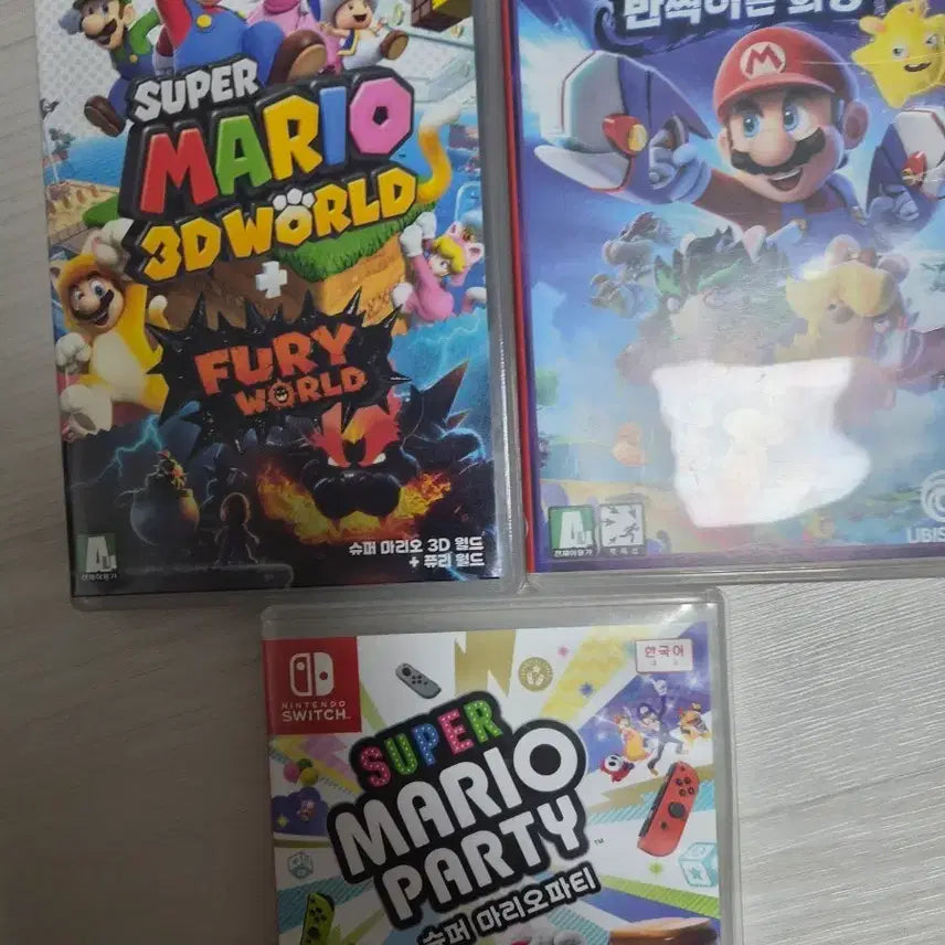 [BUNJANG] Nintendo Switch Mario 3-Game Bundle / 닌텐도 스위치 마리오 게임 3종