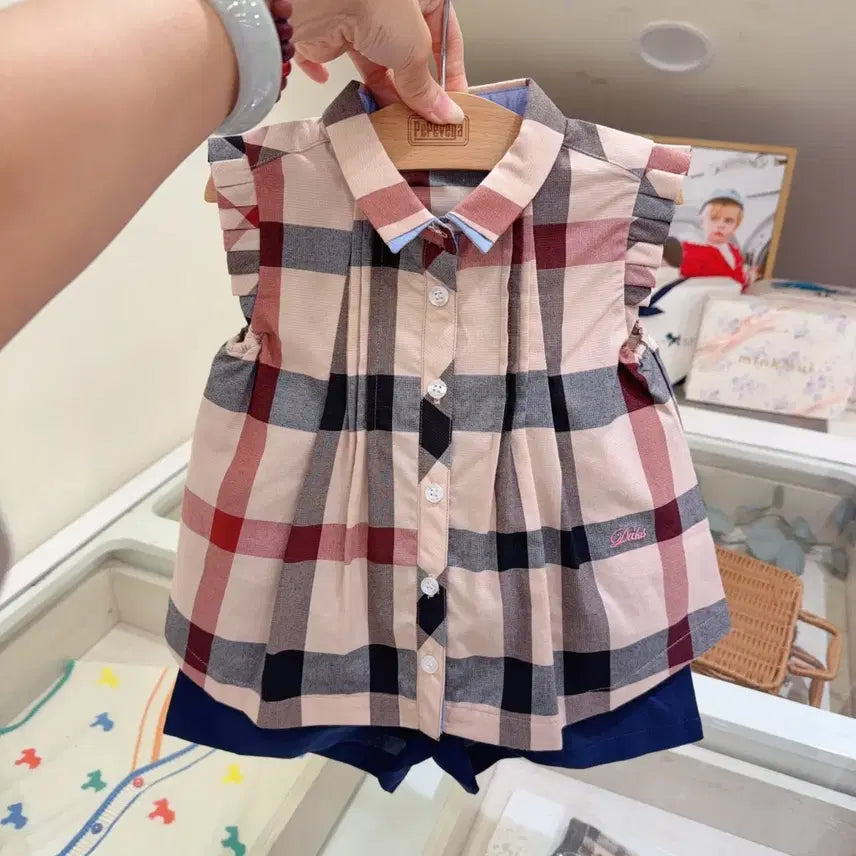 [BUNJANG] Daks Baby House Check Girls&