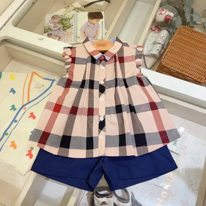 [BUNJANG] Daks Baby House Check Girls&