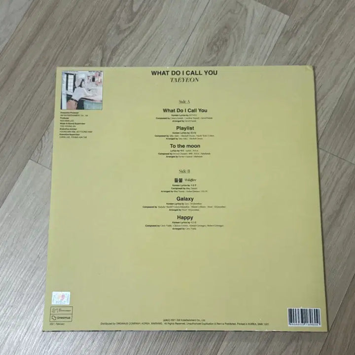 [BUNJANG] Taeyeon What Do I Call You LP / 태연 LP - What Do I Call You 엘피