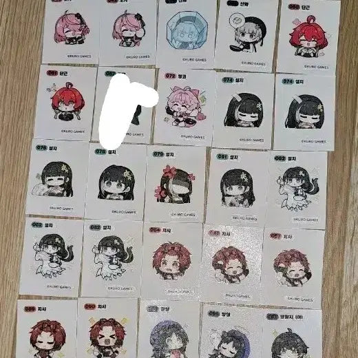 [SOLD OUT] 명조 1차 띠부씰 개당 500원