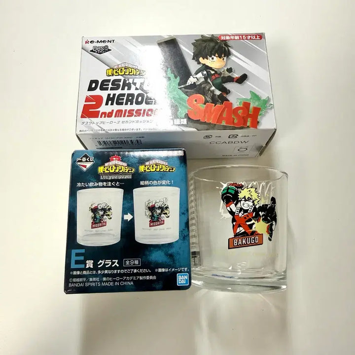 [BUNJANG] My Hero Academia Ichiban Kuji E Prize Mug Cup &amp; Desktop Figures (Bakugo, Iida) / 나히아 이치방쿠지 제일복권 E상 머그컵 바쿠고 데스크탑 이이다 쿠지