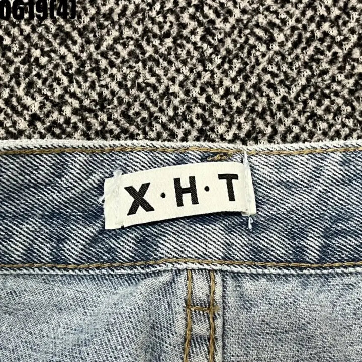 [BUNJANG] Wide Leg Light Wash Denim Jeans (Vintage 0619) / [L] 와이드 연청 데님 청바지 (빈티지 0619)