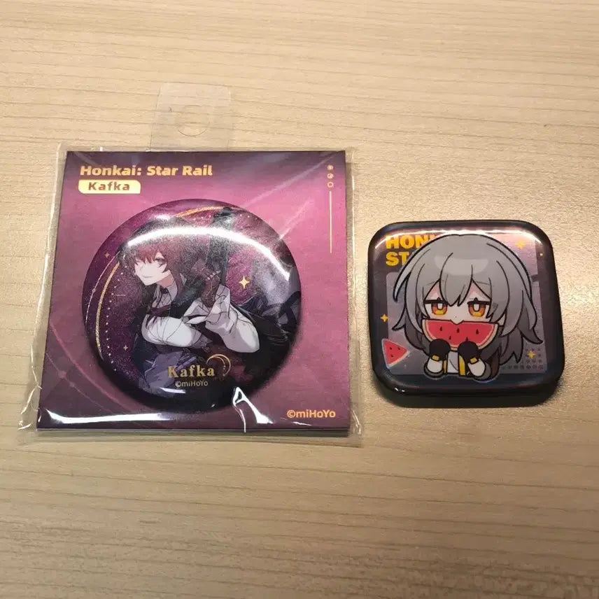 [BUNJANG] Honkai: Star Rail Kafka/Stelle Can Badges Bundle Set / 붕괴: 스타레일 카프카/스텔레 캔뱃지 일괄 판매합니다