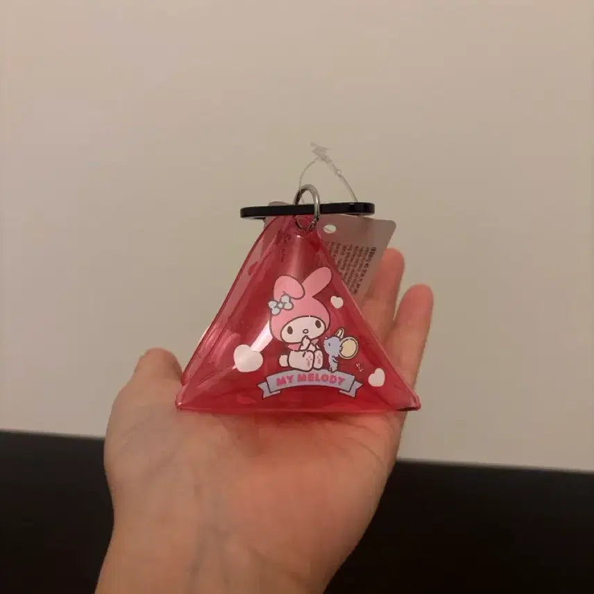 [SOLD OUT] 마이멜로디 삼각 파우치 키링