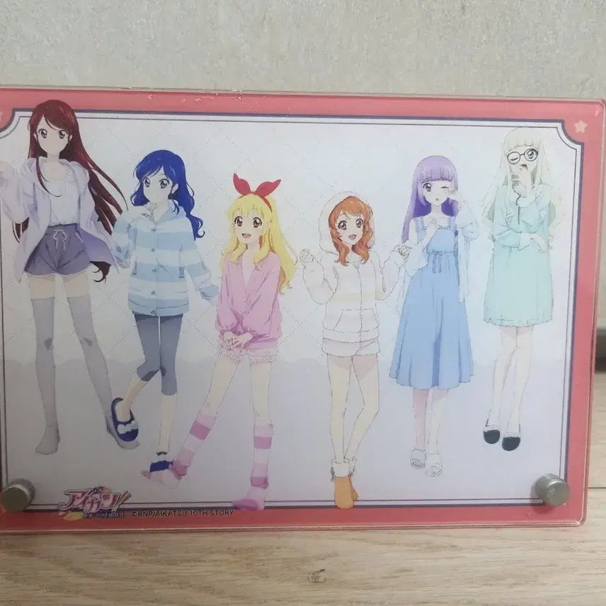 [BUNJANG] Aikatsu! Aikatsu Stars! Pajamas Group Acrylic Stand / 아이카츠 아이엠스타 파자마 단체 아크릴