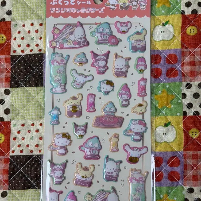 [SOLD OUT] 산리오 볼록 스티커 [일본정품 새상품]