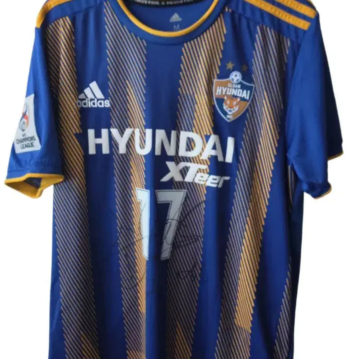 [BUNJANG] Ulsan Hyundai 2022 AFC Champions League Kim Min-jun Signed Jersey / [M] 2022 울산현대  AFC 아챔 김민준 싸인 유니폼 판매합니다.