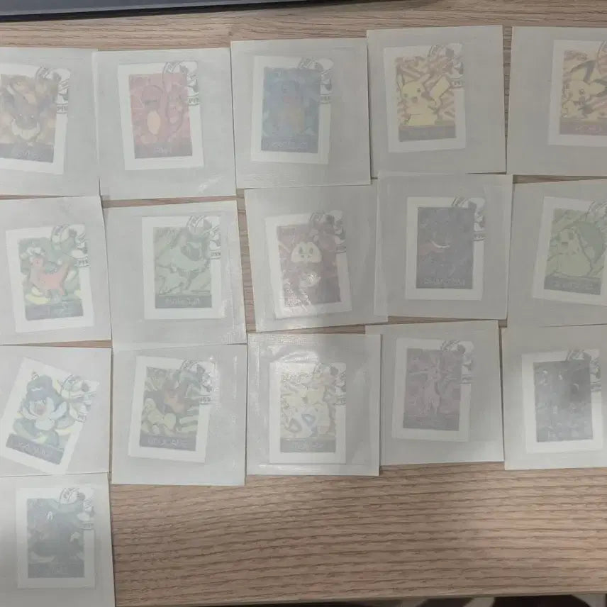 [BUNJANG] Megaborn Pokemon Stamp Sticker Set / 머거본 포켓몬 우표씰