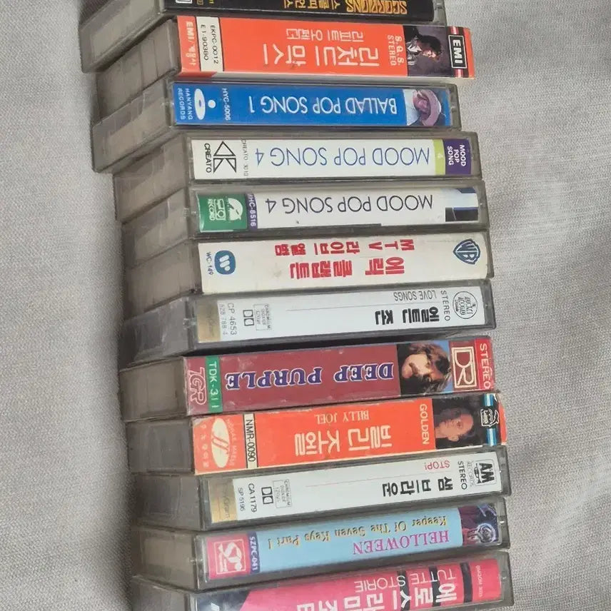 [BUNJANG] Pop Song Cassette Tapes Bundle Set (10 Tapes) / 팝송카세트테이프 일괄
