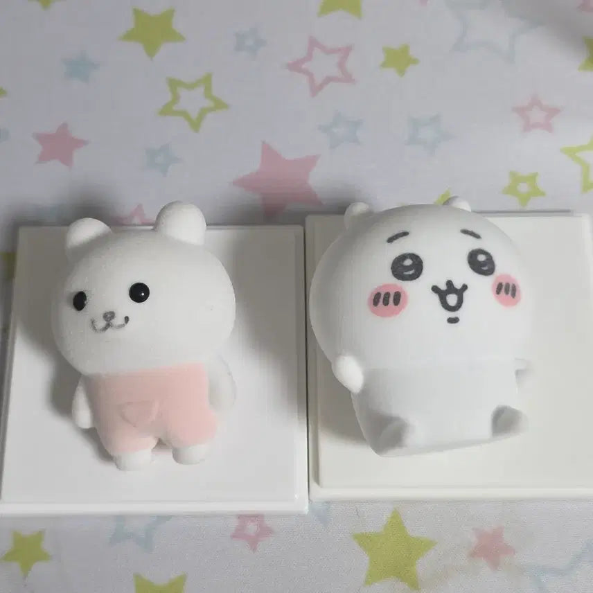 [BUNJANG] Chiikawa Nanka Banana Fluffy Figure Set / 치이카와 블루레이특전 난토카바니안 플로키피규어 세트