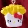 [BUNJANG] Bandai Sanrio Hello Kitty American Design Accessory (French Fry Kitty) / 반다이 산리오 헬로키티 아메리칸 디자인 메지루시 액세서리