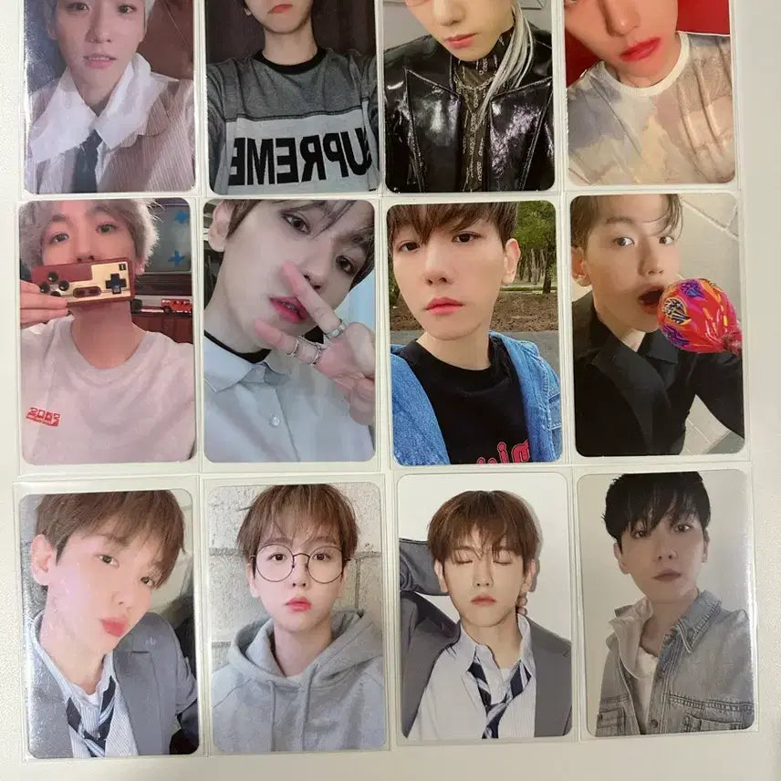 [BUNJANG] Baekhyun Bundle Set Photocard, Album, and Name Tag / 백현 포카 굿즈 일괄 판매