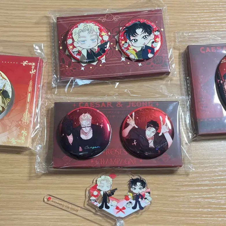 [SOLD OUT] 오늘만)장미와샴페인 뱃지 일괄