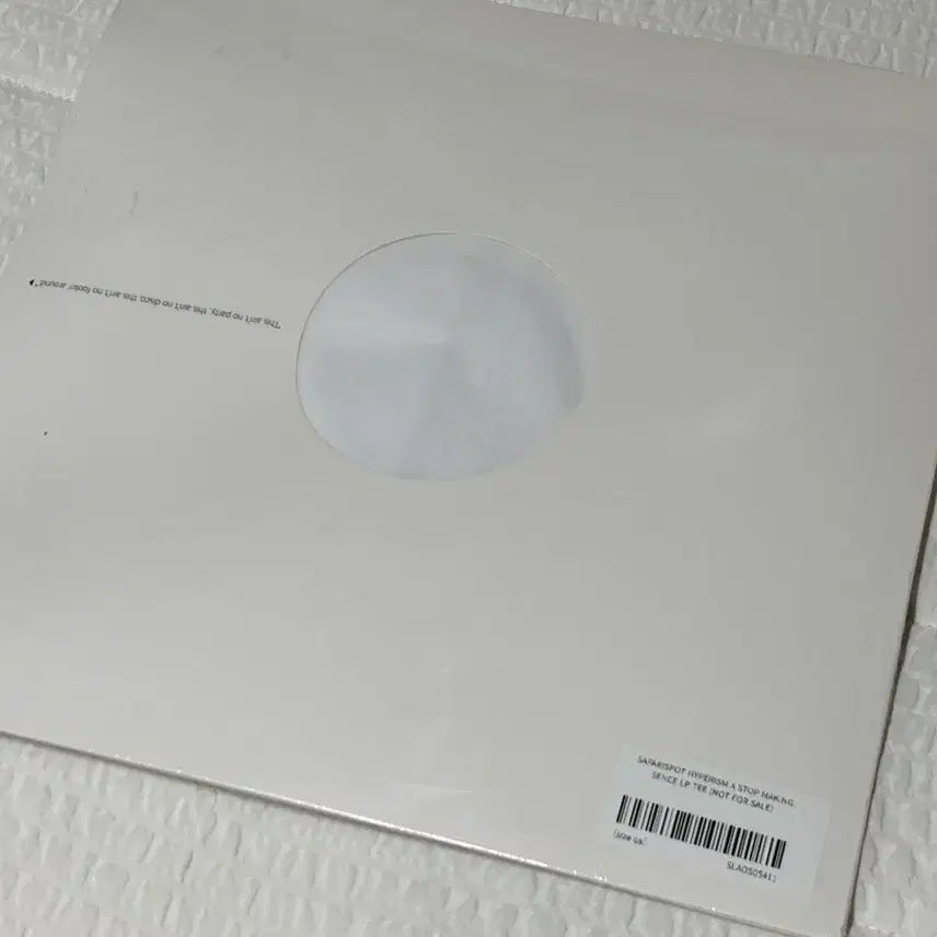 [BUNJANG] Stop Making Sense LP T-Shirt / 스탑메이킹센스 lp 티셔츠
