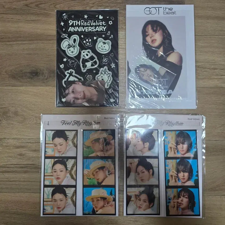 [BUNJANG] Red Velvet 9th Anniversary Goods Set / 레드벨벳 9주년 기념 굿즈 4종 세트 네고가능