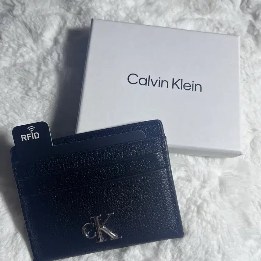 [BUNJANG] Calvin Klein Card Holder Black / 캘빈클라인 카드지갑 블랙