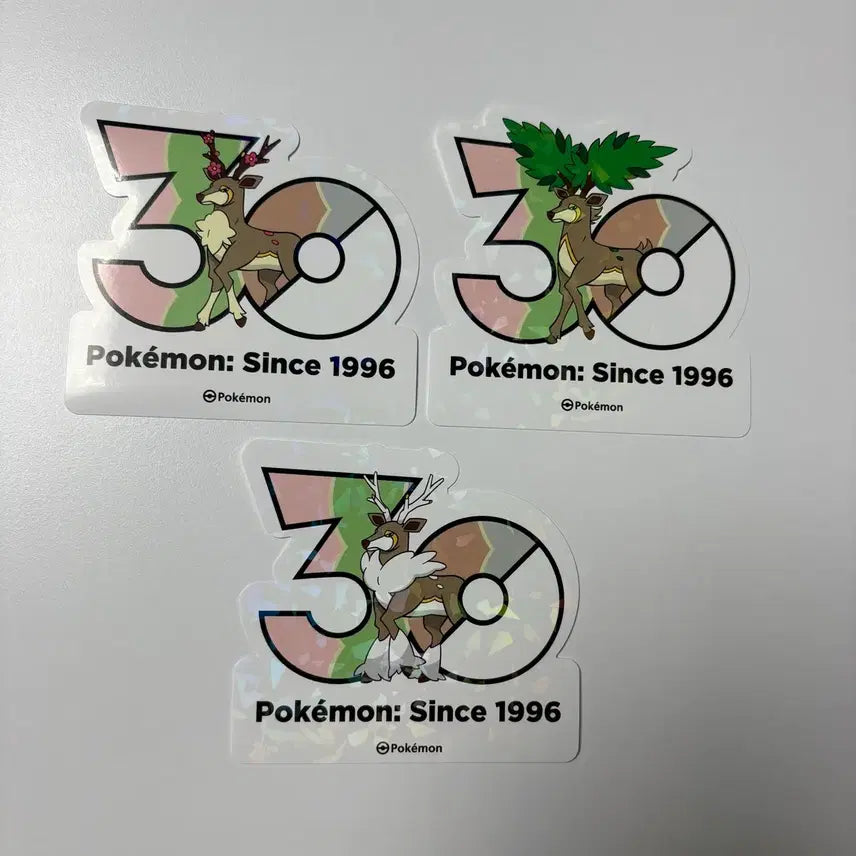 [SOLD OUT] 포켓몬 30주년 로고스티커 바라철록 봄 여름 겨울