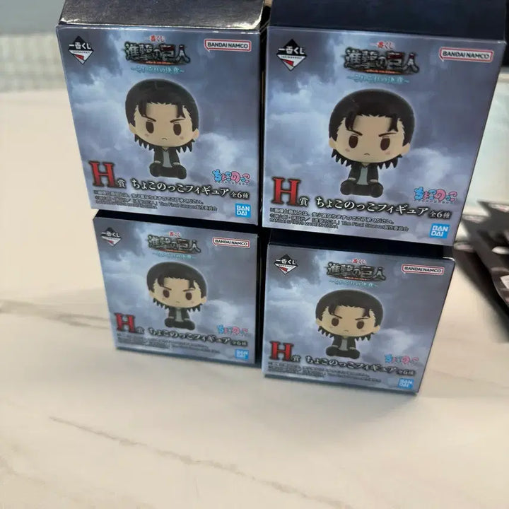 [BUNJANG] Attack on Titan Chokonokko Levi, Hange, Mikasa Bundle Set (Sealed) / 진격의 거인 진격거 초코노코 미개봉 리바이 한지 미카사 일괄 판매 양도