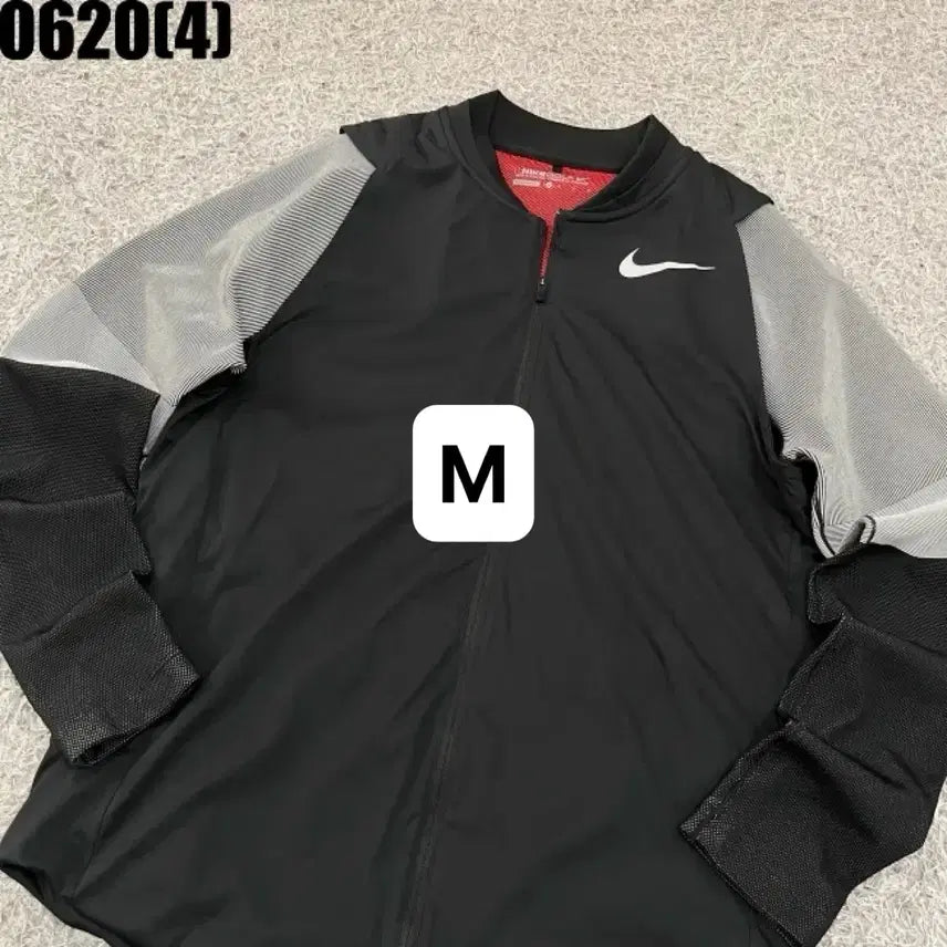 [BUNJANG] Nike Golf Black Grey Full Zip Track Jacket / [M] 나이키 골프 | 블랙 그레이 집업 트랙탑 져지 (빈티지 0620)