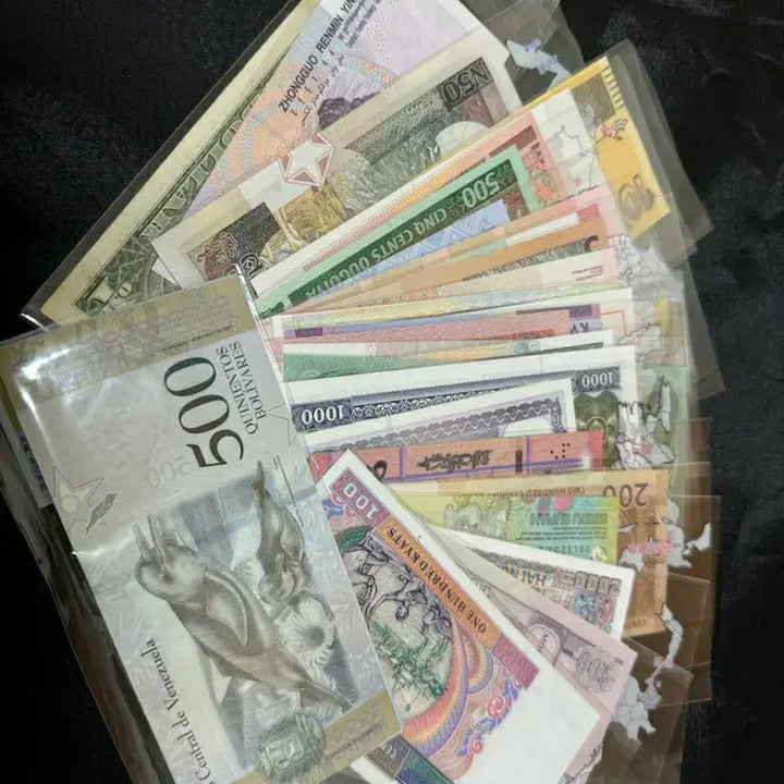 [BUNJANG] Assorted International Banknotes Collection Set (54 pcs) / 다양한 국가 화폐 세트