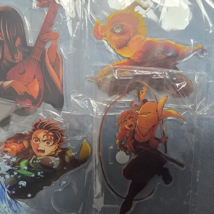 [BUNJANG] Demon Slayer: Swordsmith Village Arc Kibi Visual Acrylic Standee Set - Mitsuri, Tanjiro, Inosuke, Nakime / 귀멸 무한성 키비주얼 아크릴 미츠리 탄지로 이노스케 나키메