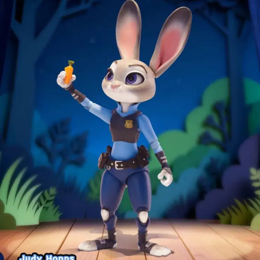 [BUNJANG] Mostom Zootopia Police Judy Figure / 모스톰 주토피아 경찰 주디 피규어