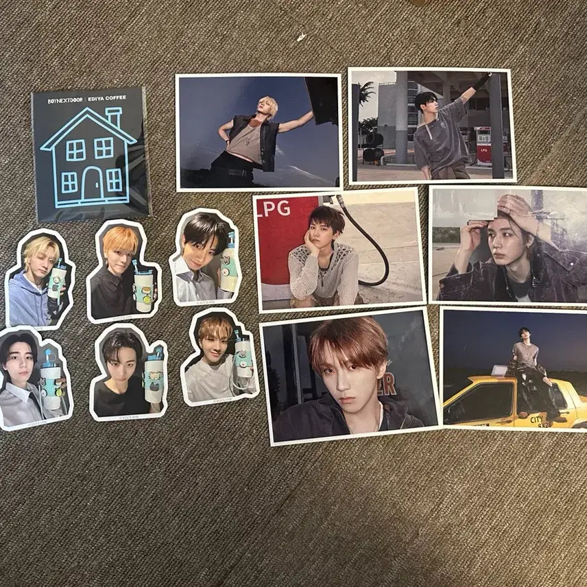 [BUNJANG] BOYNEXTDOOR Sticker &amp; Postcard Set / 보넥도 스티커&amp;엽서세트