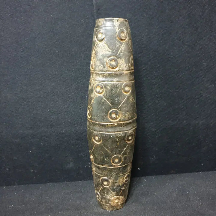 [BUNJANG] Large Celadon Vase with Gold Inclusions (31cm) / (수원만물)31센치 큰 사이즈 금성분이 들어있는 묵직한 천주한점